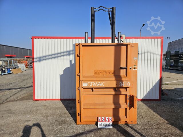 Balpress, avfallspress, Orwak Orwak 3410