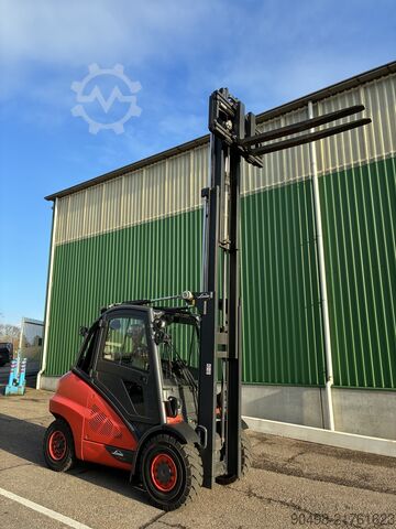 Linde H50T med Kaup gaffelställare Linde H50T