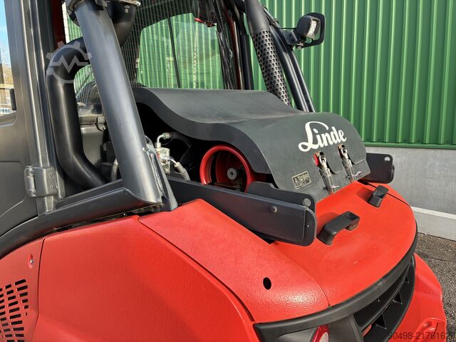 Linde H50T med Kaup gaffelställare Linde H50T