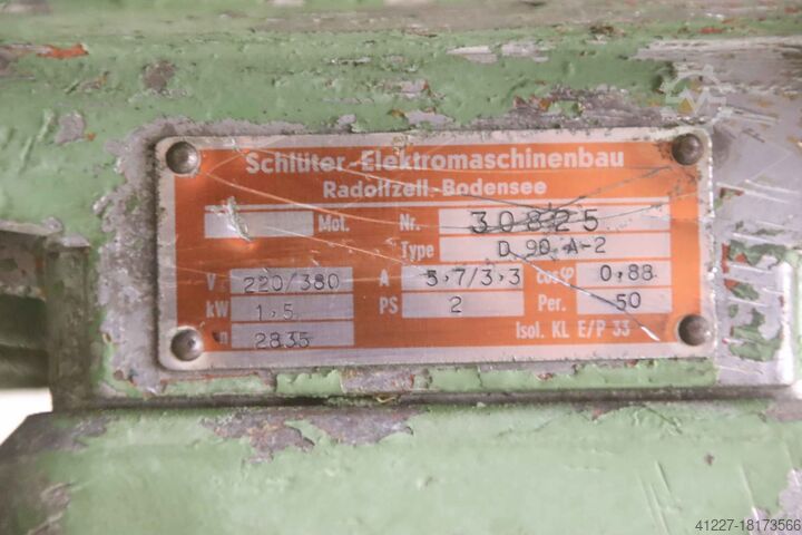 Kylvattenpump 1,5 kw Schlüter mit Behälter