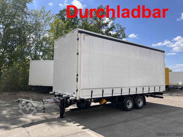 Otwarta przyczepa z plandeką Möslein TPW 105 D Schwebheim  Tandem- Planenanhänger Durchladen
