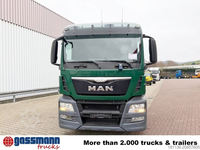 Tipper truck MAN TGS 18.400 4x2 BL, Intarder, Heckkran Terex