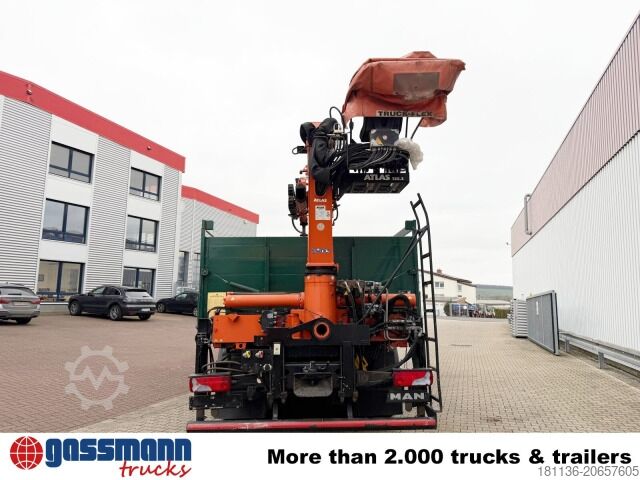 Tipper truck MAN TGS 18.400 4x2 BL, Intarder, Heckkran Terex