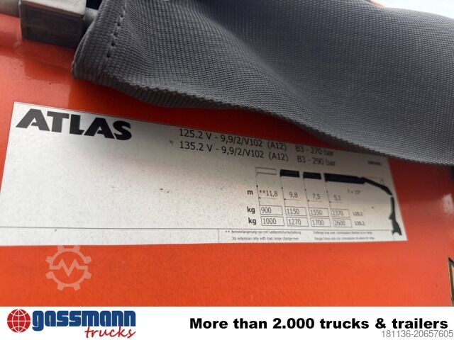 Tipper truck MAN TGS 18.400 4x2 BL, Intarder, Heckkran Terex