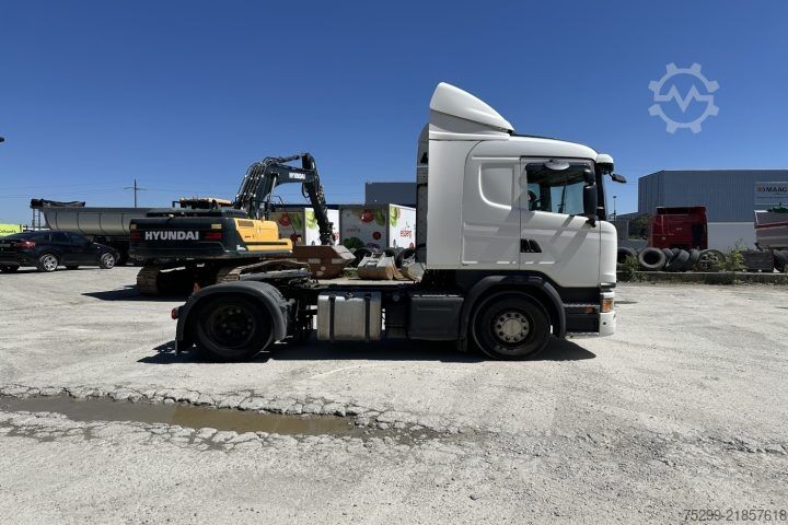 Standard trækkerunit Scania G410 LA 4x2 Retarder / Swiss-Vehicle