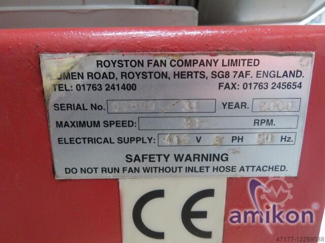 Chladicí ventilátor Ventilátor LDS V870 50Hz 008001/31