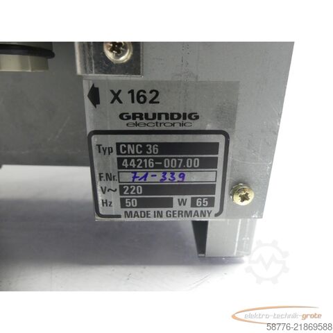 Component Grundig CNC 36 / 44216-007.00 Monitor für Deckel Maho FP4-60