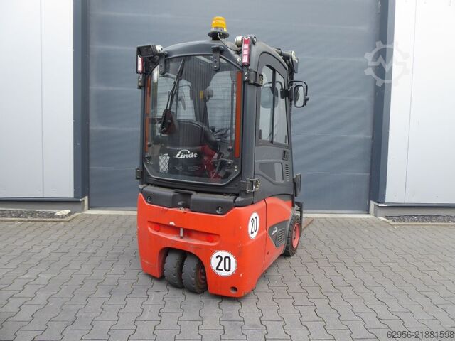 Electric 3-wheel forklift Linde E12