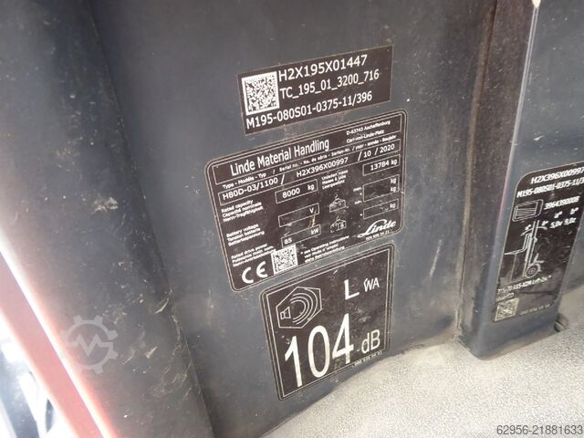 Dieselstapler Linde H80D-03/1100