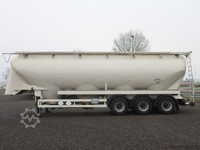 Silo oplegger Spitzer SF 2755/4P 4 Kammer 55 m³ liegend Silo Euter