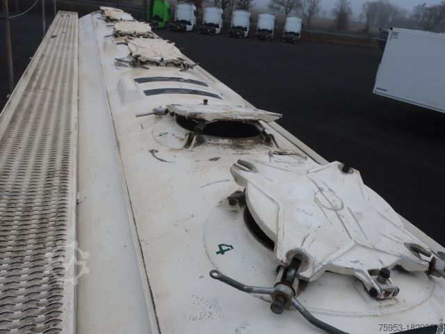 Silo oplegger Spitzer SF 2755/4P 4 Kammer 55 m³ liegend Silo Euter