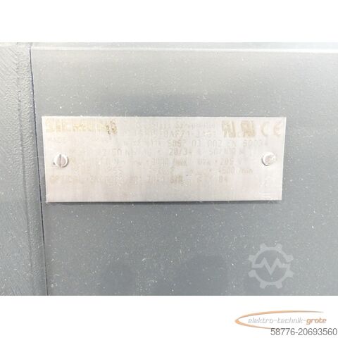Besturingsunit Siemens 1FT6105-8AF71-3AG1 Synchronservomotor SN:YFN114586703002