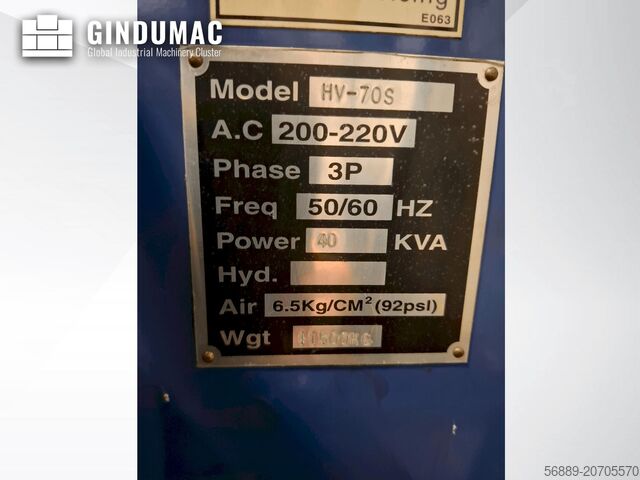 Centro de usinagem vertical HARTFORD HV-70S