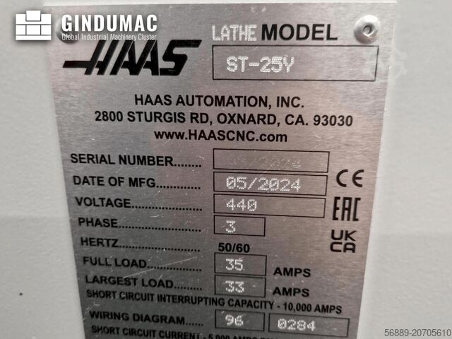 Horisontell svarvmaskin HAAS ST-25Y