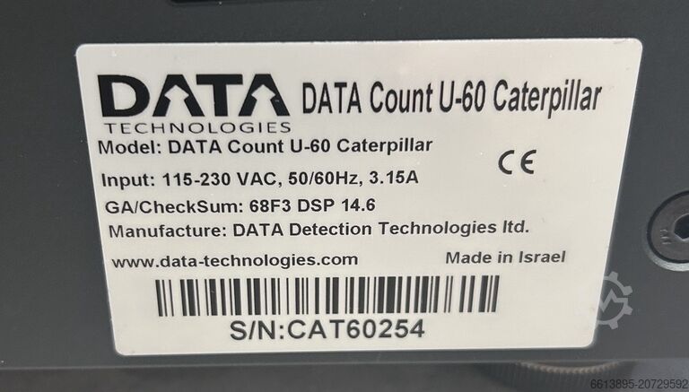 Počítací stroj Data Technologies Count U-60 Caterpillar