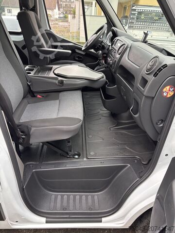 Transporter with flatbed & tarpaulin Renault Master 3,5T Plane*Allrad*Klima*1.Hand*