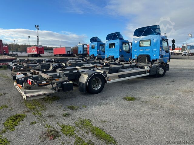 Camião de caixa fechada Renault D 14.280 DTI EURO 6 BDF JOST  SUSP INTEG