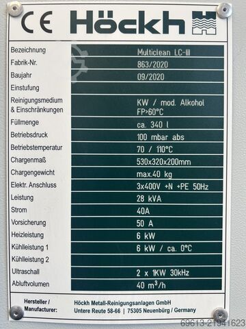 şaibă Höckh Multiclean-LC-III