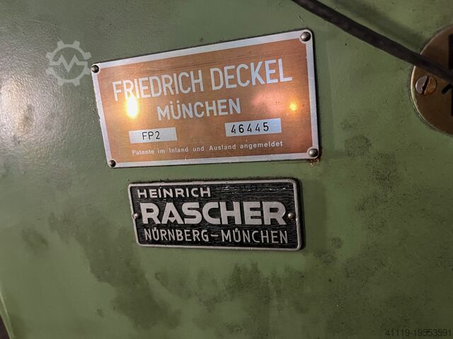 Εργαλειομηχανή φρεζαρίσματος Deckel FP2  