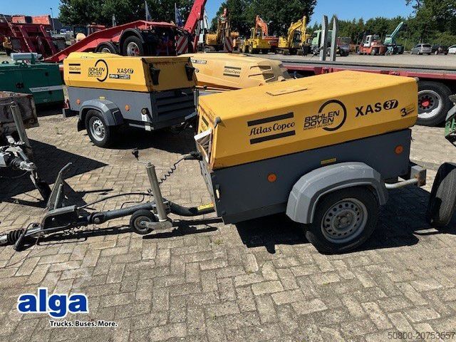 Aanhangwagen ATLAS Atlas-Copco XAS 37, Kompressor, 7bar, Kubota