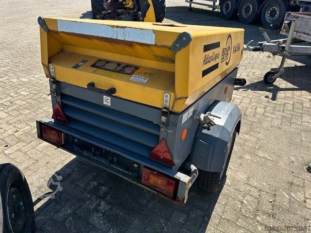 Aanhangwagen ATLAS Atlas-Copco XAS 37, Kompressor, 7bar, Kubota
