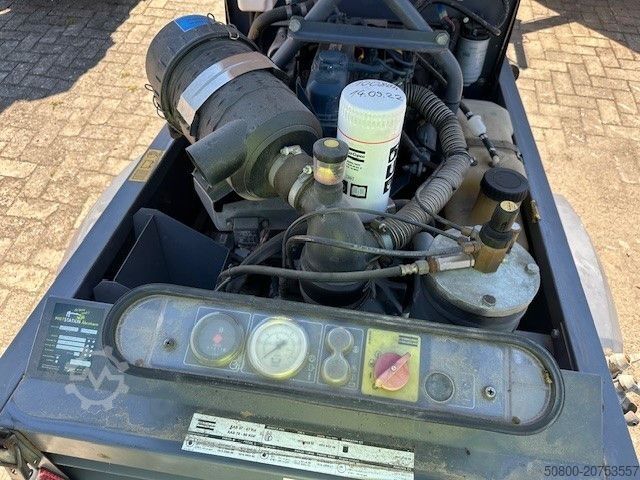 Aanhangwagen ATLAS Atlas-Copco XAS 37, Kompressor, 7bar, Kubota