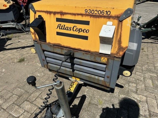 Autotrailer ATLAS Atlas-Copco XAS 37, Kompressor, 7bar, Kubota