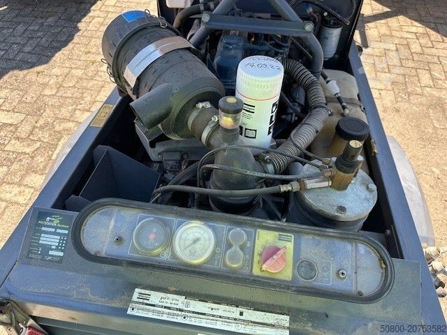 Autotrailer ATLAS Atlas-Copco XAS 37, Kompressor, 7bar, Kubota