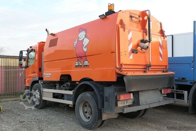 Road sweeper MERCEDES-BENZ 1323 L Atego 4x2, Faun Vaajet 6 R, Wassertank
