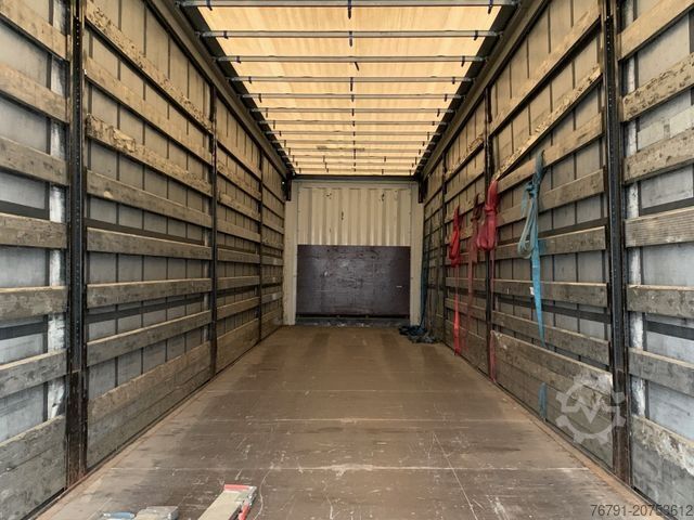 Semirremolque abierto con toldo KRONE Standard_ FerryLashing_Palettenk_ SAF_ Liftachse