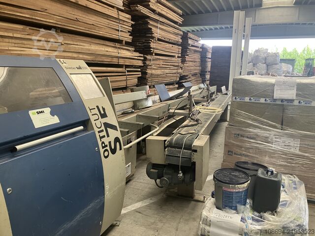 βελτιστοποίηση γραμμής εγκάρσιου κοπής WEINIG Dimter OPTICUT S75-4