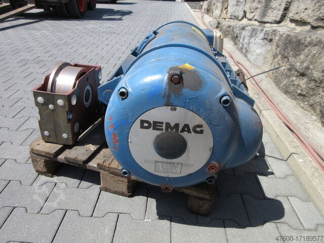 Staaldraadtakel Hijskraan Binnenkraan Demag P Hubwerk Hubwerk 12500KG 12,5to P632 H13 HUB 8m Kran 400V 50Hz