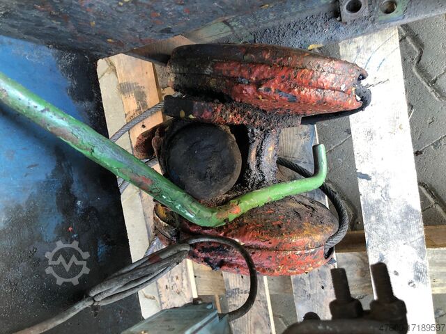 Staaldraadtakel Hijskraan Binnenkraan Demag P Hubwerk Hubwerk 6300KG 6,3to P416 H7 HUB 3,5m Kran 400V 50Hz