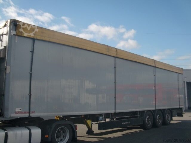 Walking floor semitrailer Schwarzmüller J-Serie 91m³ Cargofloor 10mm Bremsen neu