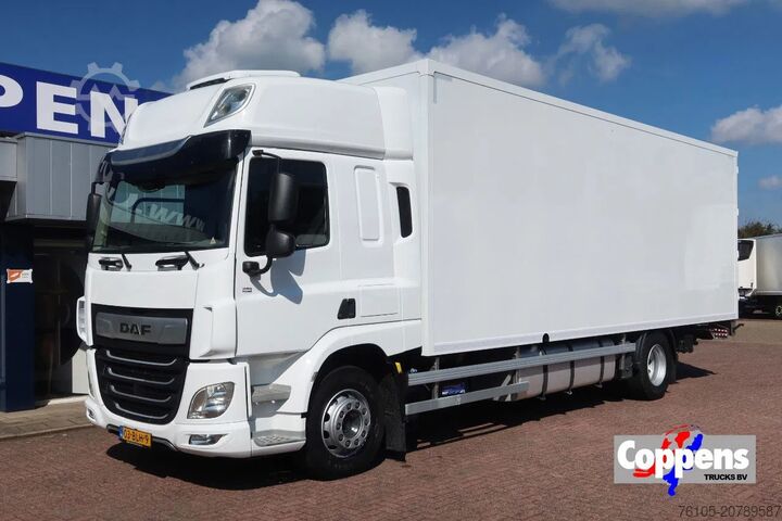Box body DAF CF 410 Bak+Klep Dhollandia 2.000 kg Slaapcabine
