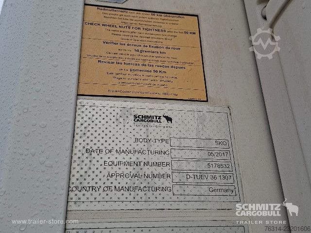 Koeloplegger Schmitz Cargobull Tiefkühler Standard Doppelstock Trennwand