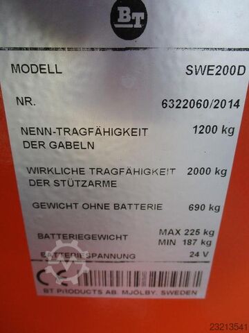 2014 BT SWE200D - 1423 BT SWE200D