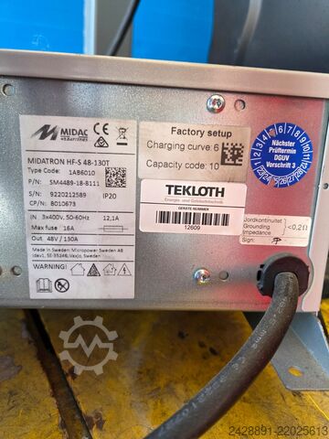 Carretilla elevadora eléctrica con posicionador de horquillas CLARK TM 15 N