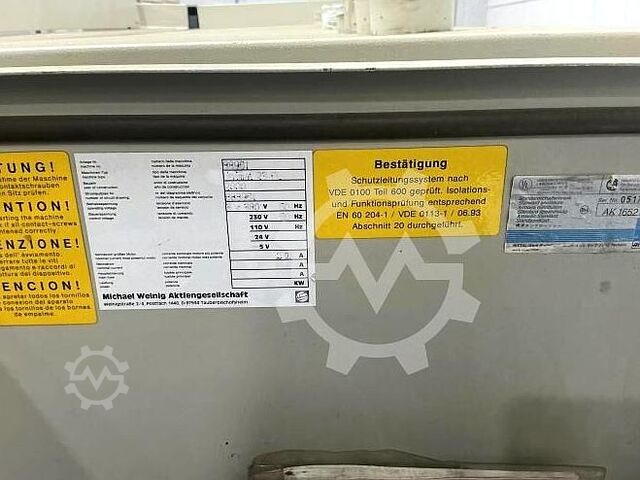 τετράπλευρη πλάνη Weinig Unimat 23EL