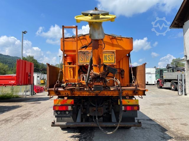 Wywrotka SCANIA P114CB 4x4 Allrad 3-SKipper mit Frontkran Bj2000