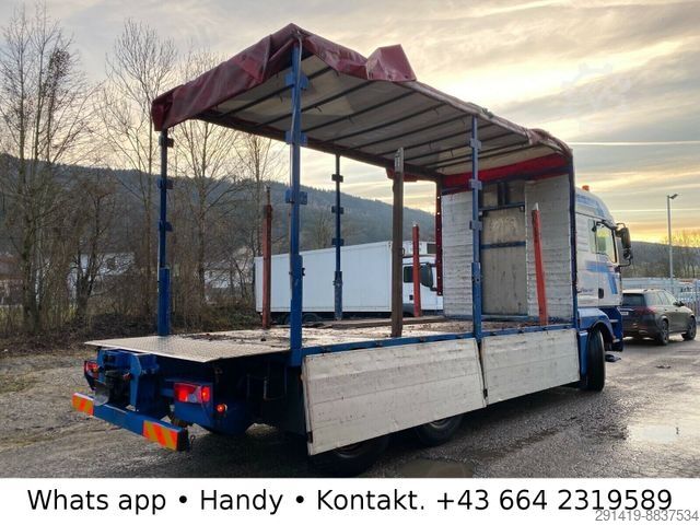 Lesnický nákladní automobil MAN Tga 26.480 6x4H-2B Allrad Hydrodrive Bj 2008