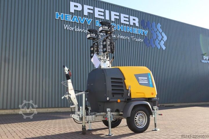 Lystårn Atlas Copco Hilight H6+ Valid inspection, Max Boom Height 8m,