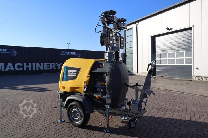 Lystårn Atlas Copco Hilight H6+ Valid inspection, Max Boom Height 8m,