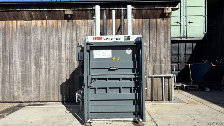 Textielpers afvalpers balenpers HSM V-Press 1160 Plus