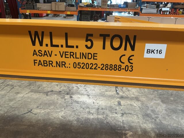 Bomlu vinç Verlinde 5.000 KG X 13,227 mm