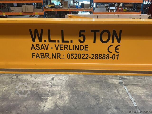 Bomlu vinç Verlinde 5.000 KG X 9,538 mm