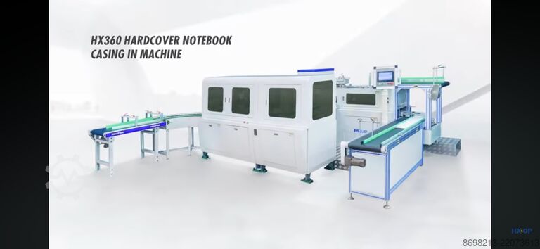 Machine à relier (livres) HXCP Casing in hard cover HX360 Casing in Hard cover
