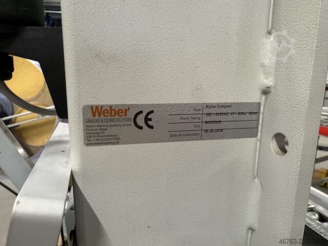 Ετικετέζα με ενσωματωμένο εκτυπωτή Weber Legi Air 4050EG u 4050E CC