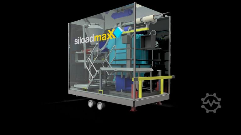 Schüttgüterförderer SiloadmaxX rental & sales GmbH LFS Container Beladung mit Schüttgut