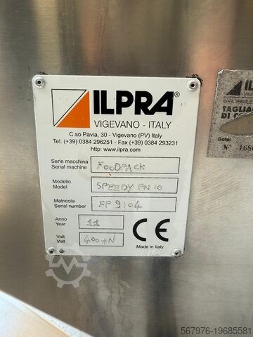 Seladora de tabuleiros Ilpra Foodpack SPEEDY PN10 Inline Sealer